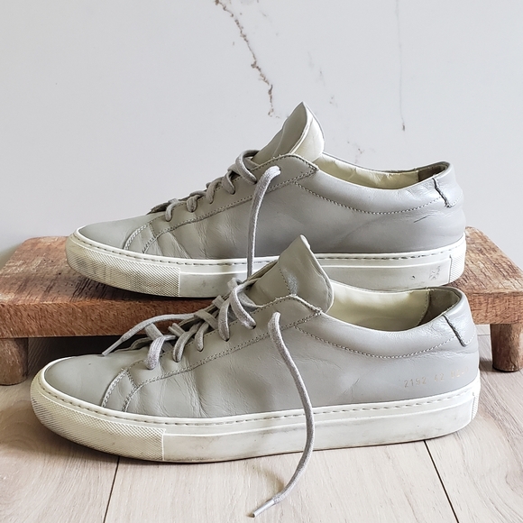 Common Projects Sneakers Mens 42 Achilles Low Taupe Made in Italy 2192 - Picture 1 of 11